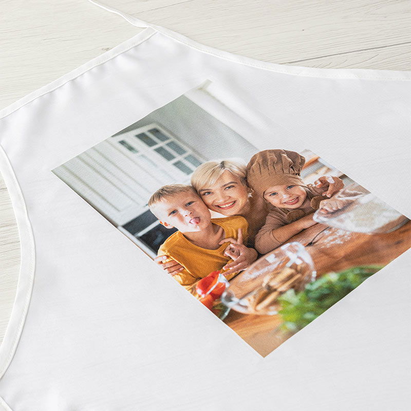 Grembiule personalizzato con foto - Bianco