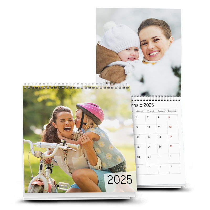 Calendario personalizzato Happy Days Square