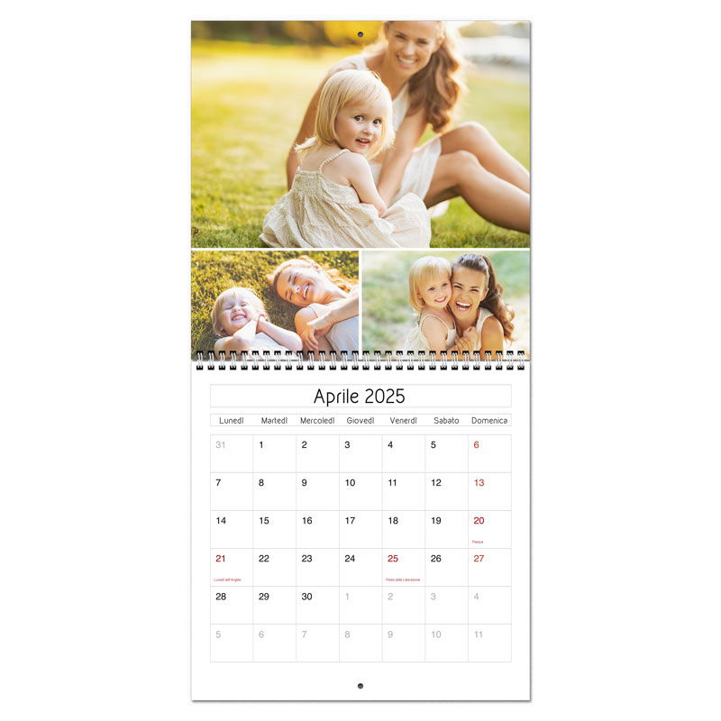 Calendario personalizzato Happy Days Square