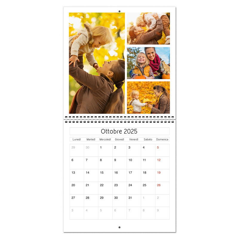 Calendario personalizzato Happy Days Square