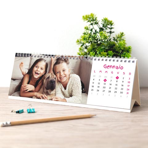 Foto Calendario da Tavolo orizzontale