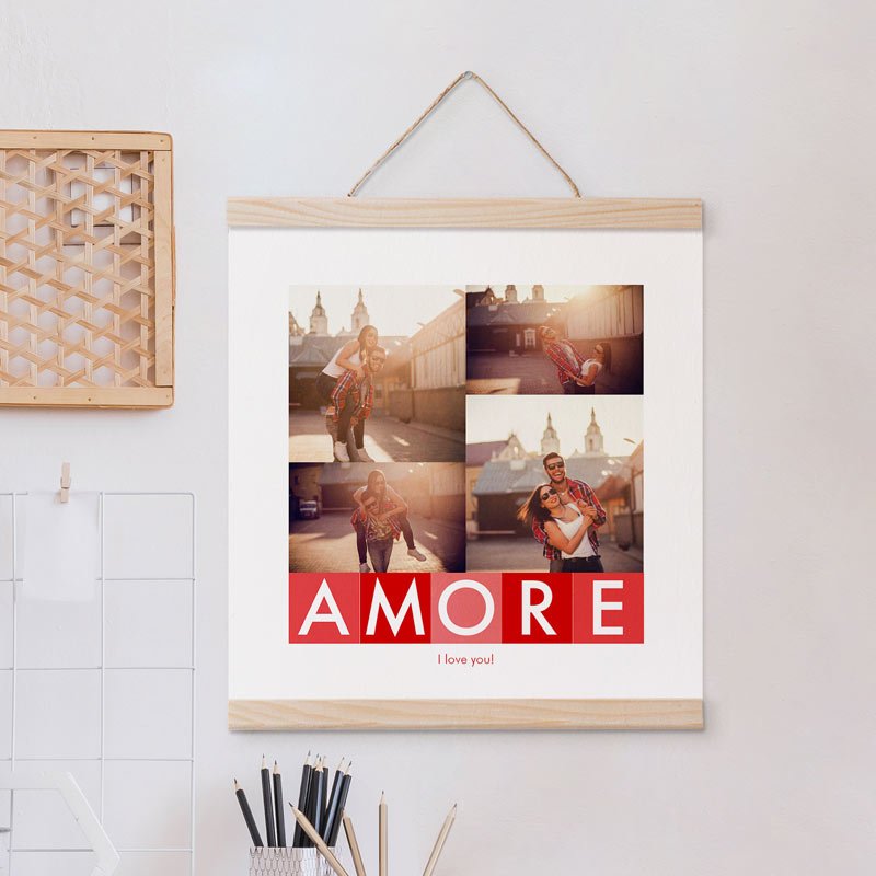 Poster Collage Amore 30x30