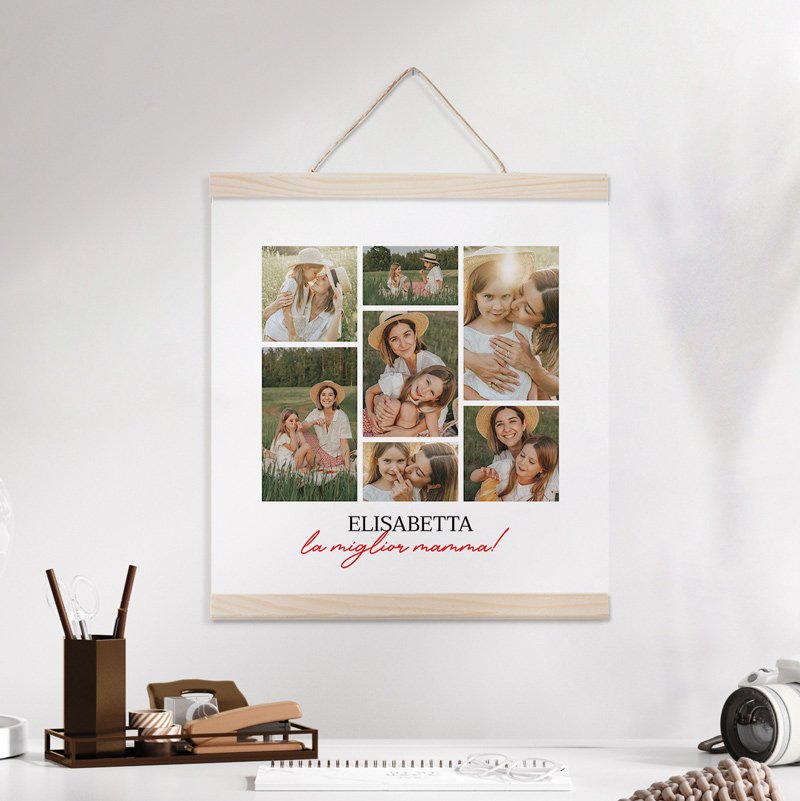 Poster Collage Miglior Mamma 30x30