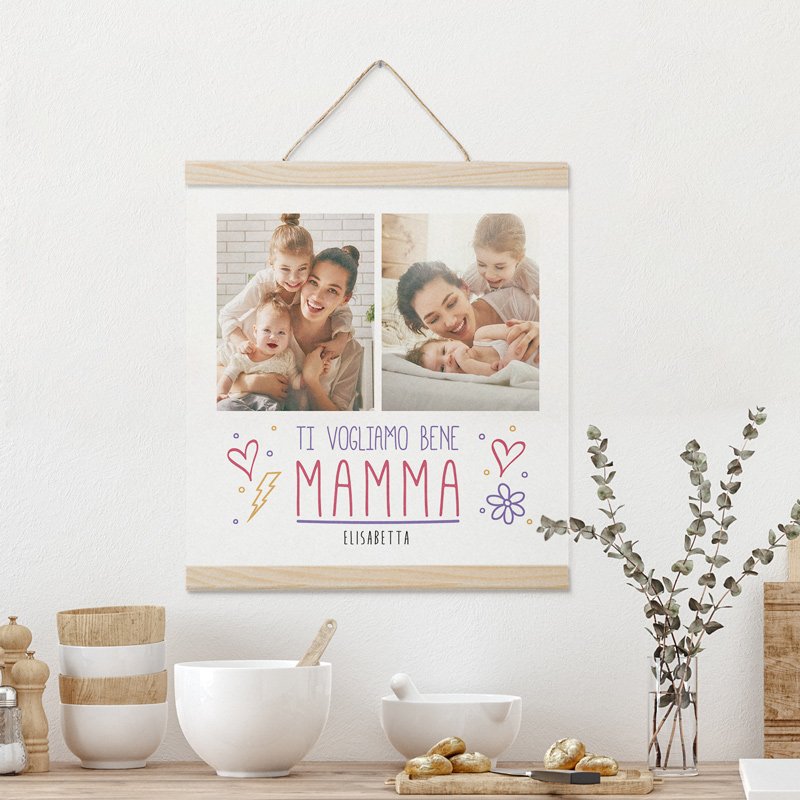 Poster Collage Mamma TVB 30x30
