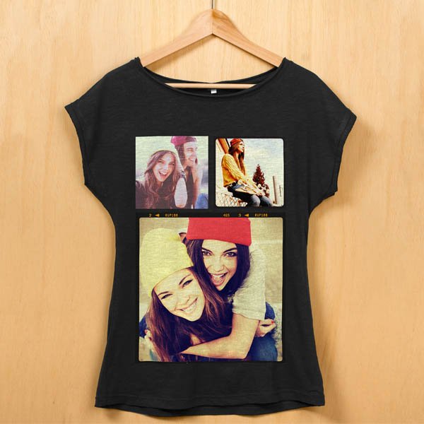 T-Shirts Moda Donna personalizzata Stampa magliette 100% cotone